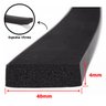 Espuma Fita Adesiva EVA | Borracha Vedação | e=4mmX10 Mts | Preta:40mm - 1