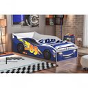 Ver imagem 4 de Cama Infantil Artemis MDF-MDP Azul com Grade de Proteção Casah