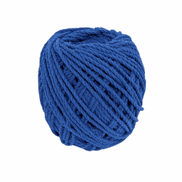 Cordão de Algodão Torcido São Francisco Azul Royal 120 Metros - 1