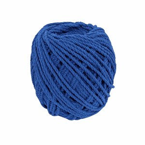 Cordão de Algodão Torcido São Francisco Azul Royal 120 Metros