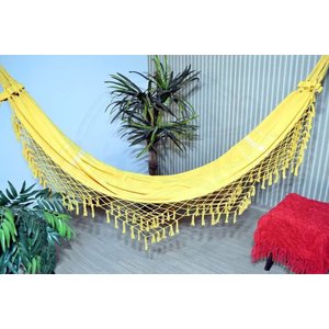 Rede com Franja Amarela Arte & Tear