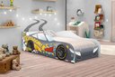 Ver imagem 4 de Cama Carro Kaboom Chumbo Solteiro Com Colchão