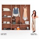 Ver imagem 7 de Guarda-Roupa Casal 6 Portas Romeu Branco - Panorama Móveis
