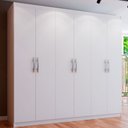 Ver imagem 1 de Guarda-Roupa Casal 6 Portas Romeu Branco - Panorama Móveis