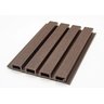 Painel Ripado Externo de Composto Plastico e Madeira Wpc 220262900 Cor Walnut - 1