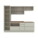 Ver imagem 3 de Cozinha Completa Fineze 6 Portas 6 Gavetas com Tampo 100% MDF Areia Hp/Cinamomo - Henn