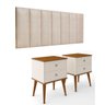 Conjunto Cabeceira Cama Casal 1,60 com 2 Mesinhas Quarto - 1