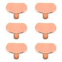Ver imagem 1 de Kit 6 Puxadores em Metal Para Portas de Armário Gavetas - Wp Connect Puxador Para Portas Rosé Gold