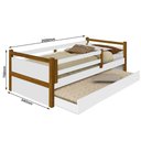Ver imagem 4 de Bicama de Infantil Montessoriana Branco Mel