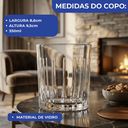Ver imagem 2 de Copo para Whisky Madrid 350 ml Transparente Nadir - Kit com 6 Unidades