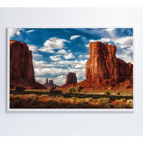 Quadro Deserto Do Atacama 60x40 Cm Vidro Impresso