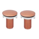 Ver imagem 1 de 2 Tampa Tampão Tapa Furo Plug Rose 1/2 Lavatório/Pia/Cuba