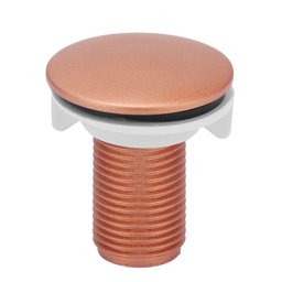 2 Tampa Tampão Tapa Furo Plug Rose 1/2 Lavatório/Pia/Cuba - 2