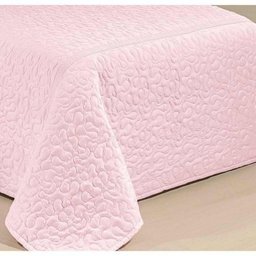 Colcha Solteiro Print 03 Peças - Acompanha Almofada - Rosa - 2
