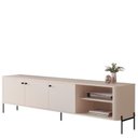 Ver imagem 2 de Rack para Tv 70 Polegadas Olaf Off White Preto