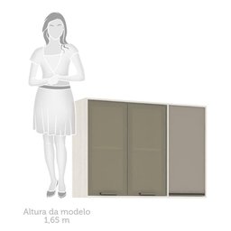 Armário de Cozinha Luciane 3 Portas Linea - 5