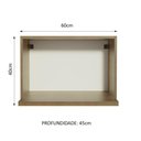 Ver imagem 2 de Armário Aéreo Madesa 60 Cm com Nicho para Forno Rustic