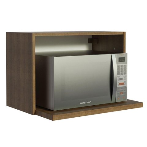 Armário Aéreo Madesa 60 Cm com Nicho para Forno Rustic
