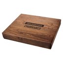 Ver imagem 2 de Kit para Churrasco Tramontina com Laminas em Aço Inox e Cabos em Madeira Polywood Vermelho 15 Peç