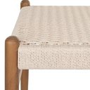 Ver imagem 6 de Banco de Madeira Maciça com Assento em Cordas Koa 120cm x 46 cm Caramelo