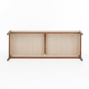 Ver imagem 4 de Banco de Madeira Maciça com Assento em Cordas Koa 120cm x 46 cm Caramelo