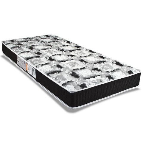 Colchão Solteiro Espuma D33 Supreme Black (78x188x14) Luckspuma