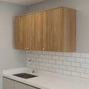 Ver imagem 1 de Armário Aéreo Cozinha Botanic 120cm 03 Portas Kappesberg