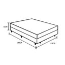 Ver imagem 3 de Cama Box Conjugada Casal Espuma Mola Bonnel NK Camas 55x138x188