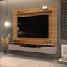 Painel para Tv até 60 Polegadas 2 Portas Levi Dj Móveis Carvalho Nobre/griz - 2