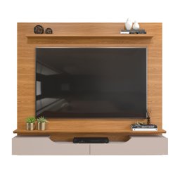 Painel para Tv até 60 Polegadas 2 Portas Levi Dj Móveis Carvalho Nobre/griz - 3