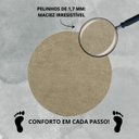 Ver imagem 6 de Tapete Macio Peludo 1,00m Redondo Bege Trigo