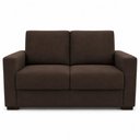 Ver imagem 3 de Sofá Namoradeira 3 Lugares 200cm Marrom Suede Online Confort