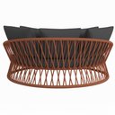 Ver imagem 6 de Chaise Área Externa Monza Alumínio Pintura Corda Náutica Trama