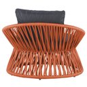 Ver imagem 3 de Chaise Área Externa Monza Alumínio Pintura Corda Náutica Trama