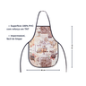Kit Avental Multiuso Estampado Impermeável + Capa de Galão Estampada Impermeável - Café - 4