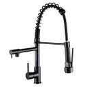 Ver imagem 1 de Torneira Gourmet de Cozinha Preta Monocomando Aço Inox 304 Escovado - Brinovar