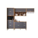 Ver imagem 4 de Cozinha Modulada Mgm 4 Peças Eloise C4p181 Cinamomo/off