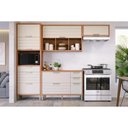 Ver imagem 1 de Cozinha Modulada Mgm 4 Peças Eloise C4p181 Cinamomo/off