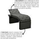 Ver imagem 5 de Maca Estofada Estética Cílios Regulável Spa Suede Ana Clara:cinza