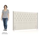 Ver imagem 5 de Cabeceira Cama Box Casal 140cm Florenza P02 Linho Creme - Mpozenato