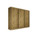Ver imagem 1 de Guarda Roupa Casal 3 Portas de Correr e 6 Gavetas Toulon Cumaru - Novo Horizonte