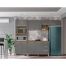 Cozinha Modulada Ametista Composição 5 Freijó Gris - Kits Paraná - 2