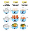Ver imagem 5 de Cozedor de Ovos Legumes À Vapor Panela Elétrica Tienda Online 350W Transparente 220V