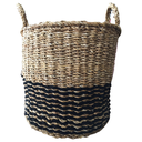 Ver imagem 1 de Cesto de Fibra Natural Cilindro com Alça M