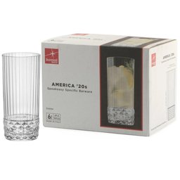 Jogo 6 Copos Long Drink 480 ml America' 20s - Bormioli Rocco - 3
