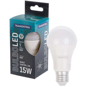 Lâmpada Bulbo Led Tramontina Branca Fria 6500K - 15W