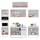 Ver imagem 6 de Cozinha Modulada 6 Módulos Composição 8 Branco - Lumil Móveis