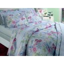 Ver imagem 1 de Cobre-leito Casal 3pc 100% Algodão 150 Fios Birds