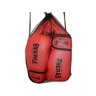 Kit Muay Thai Luva Vermelha Bandagem Bucal Caneleira 16oz - 9