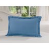 Porta Travesseiro 50 X 70cm 100% Algodão Azul Royal Soft - 1